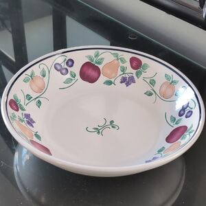 Princess House Orchard Medley Ceramic Serving Bowl